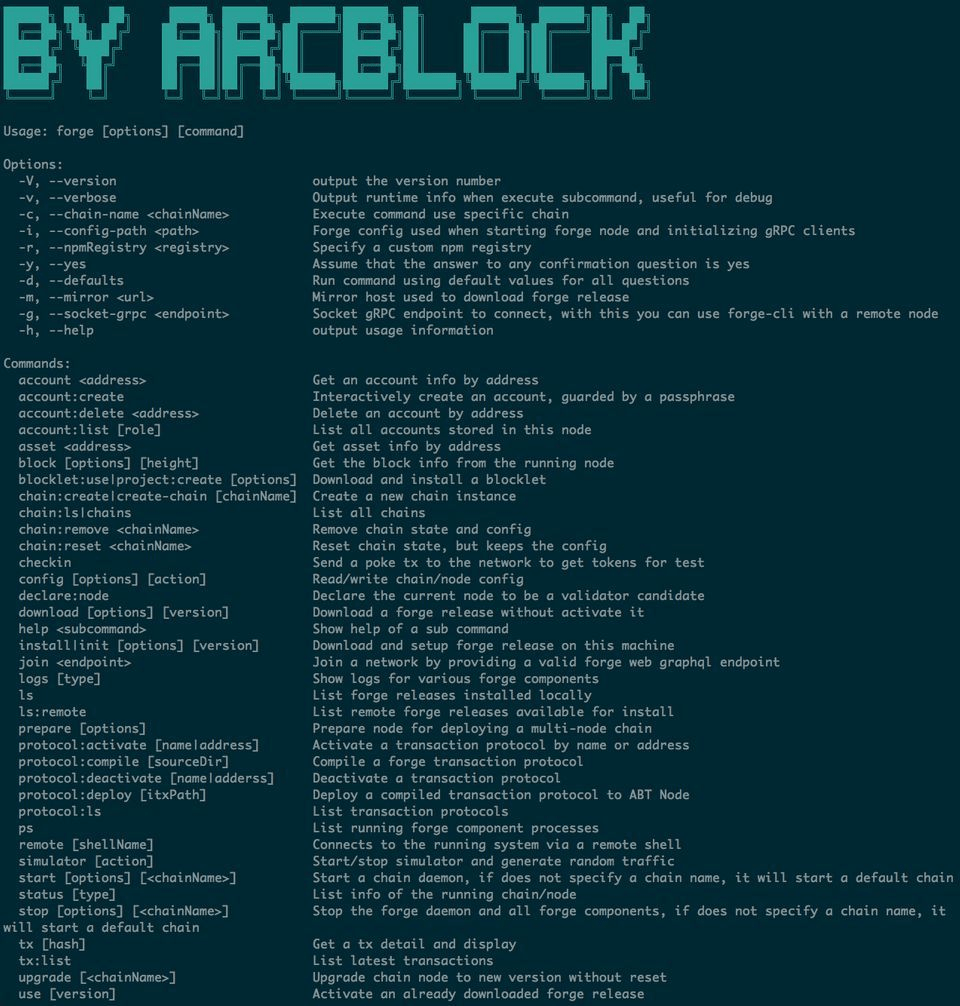 install forge cli